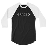 GRACE> 3/4 sleeve raglan shirt