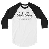 GOD'S GLORY | 3/4 sleeve raglan shirt