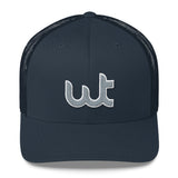 WT LOGO NAVY Trucker Cap