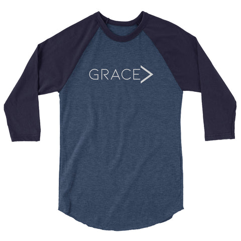 GRACE> 3/4 sleeve raglan shirt